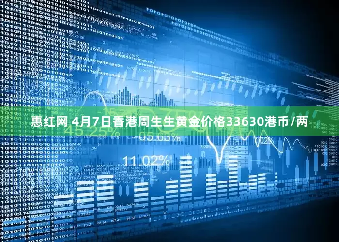 惠红网 4月7日香港周生生黄金价格33630港币/两